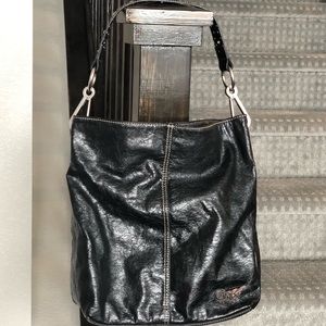 Carlos Santana Black Shoulder Bag